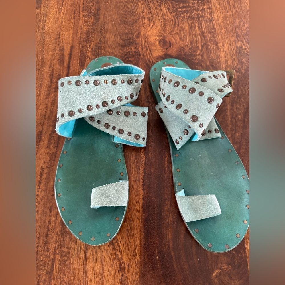 Free People Nassau Wrap Sandal Distressed - Picture 3 of 4